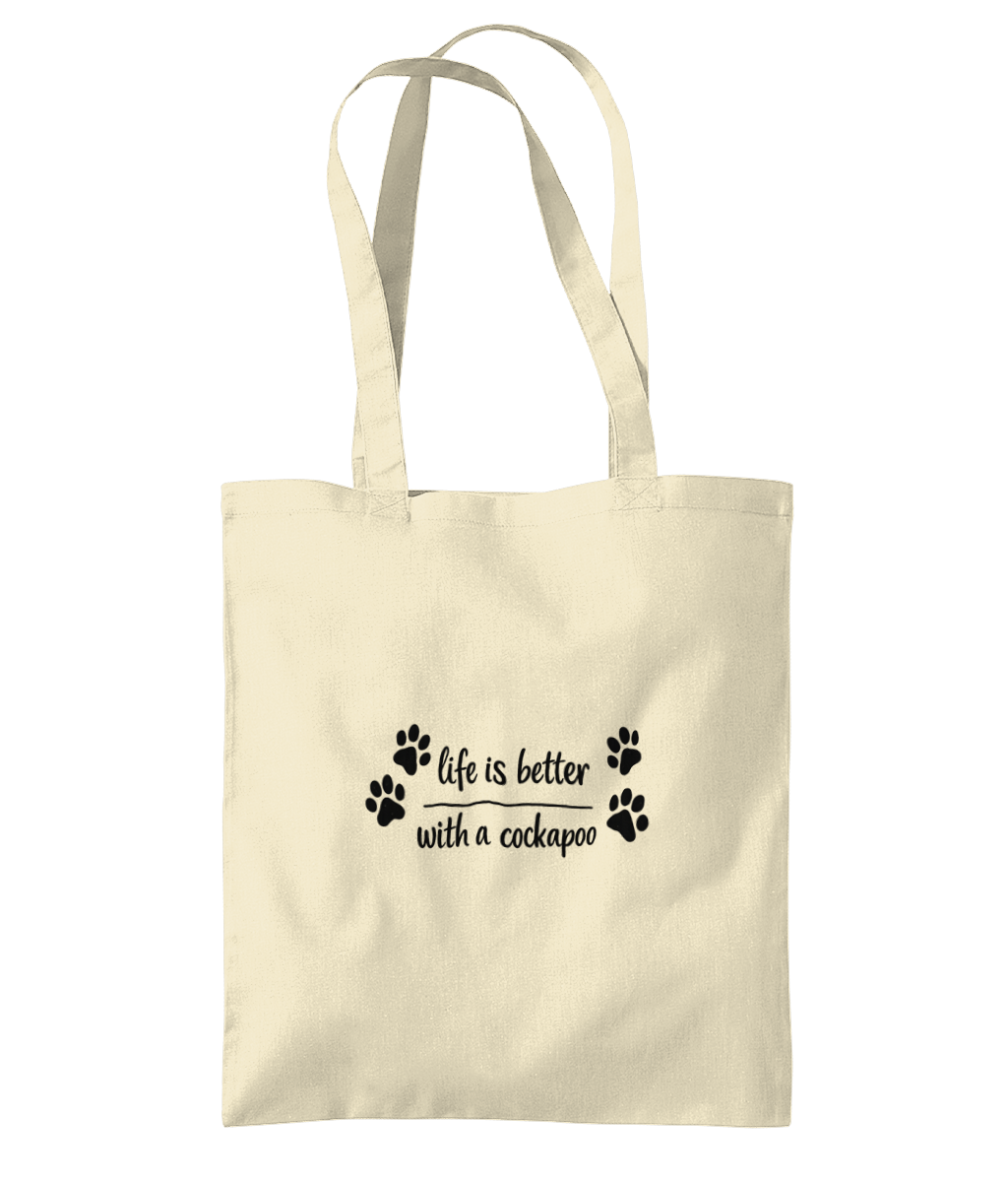 Tote Bag - Life is better with a Cockapoo
